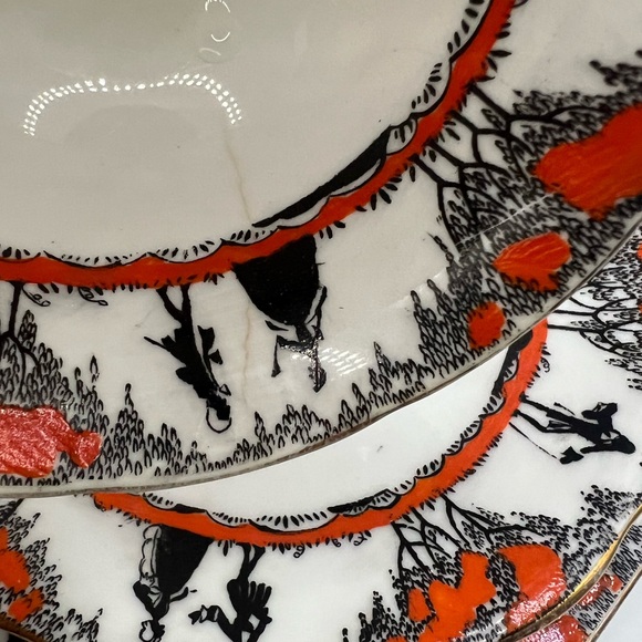 Paragon Star "Silhouette" teacup set- Art Deco - Picture 4 of 9